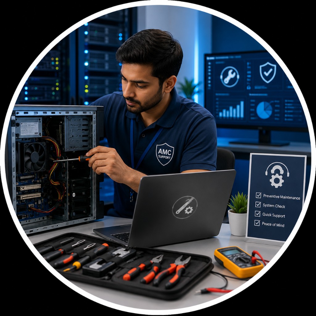 Annual maintenance contract support service